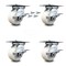 Service Caster 4 Inch Nylon Caster Set with Roller Bearing and Brakes/Swivel Locks SCC SCC-35S420-NYR-SLB-BSL-4 - alternate 1